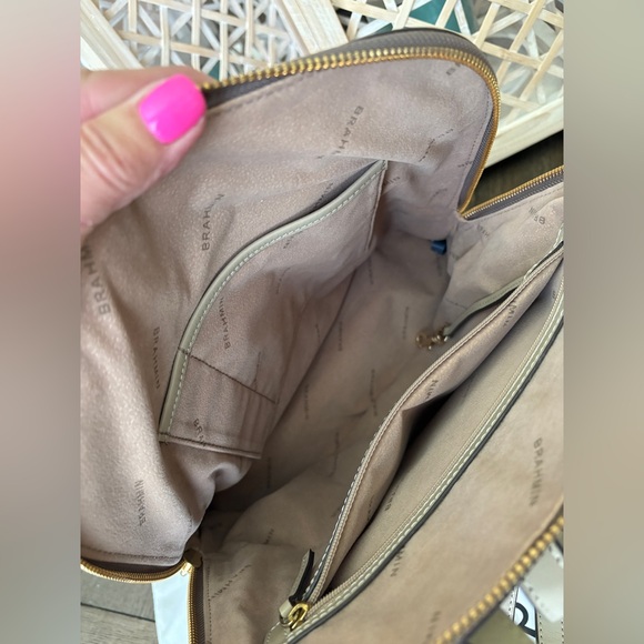 Brahmin Tan Leather Backpack - Picture 5 of 9